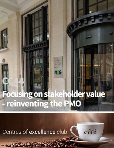 Focusing on stakeholder value - reinventing the PMO